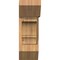 Ekena Millwork Balboa Slat Smooth Bracket w/ Offset Brace, Western Red Cedar, 7 1/2"W x 18"D x 22"H BKT0806X18X22BOA06SWR - alternate 3